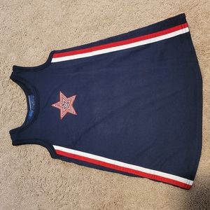 Red white and blue dress